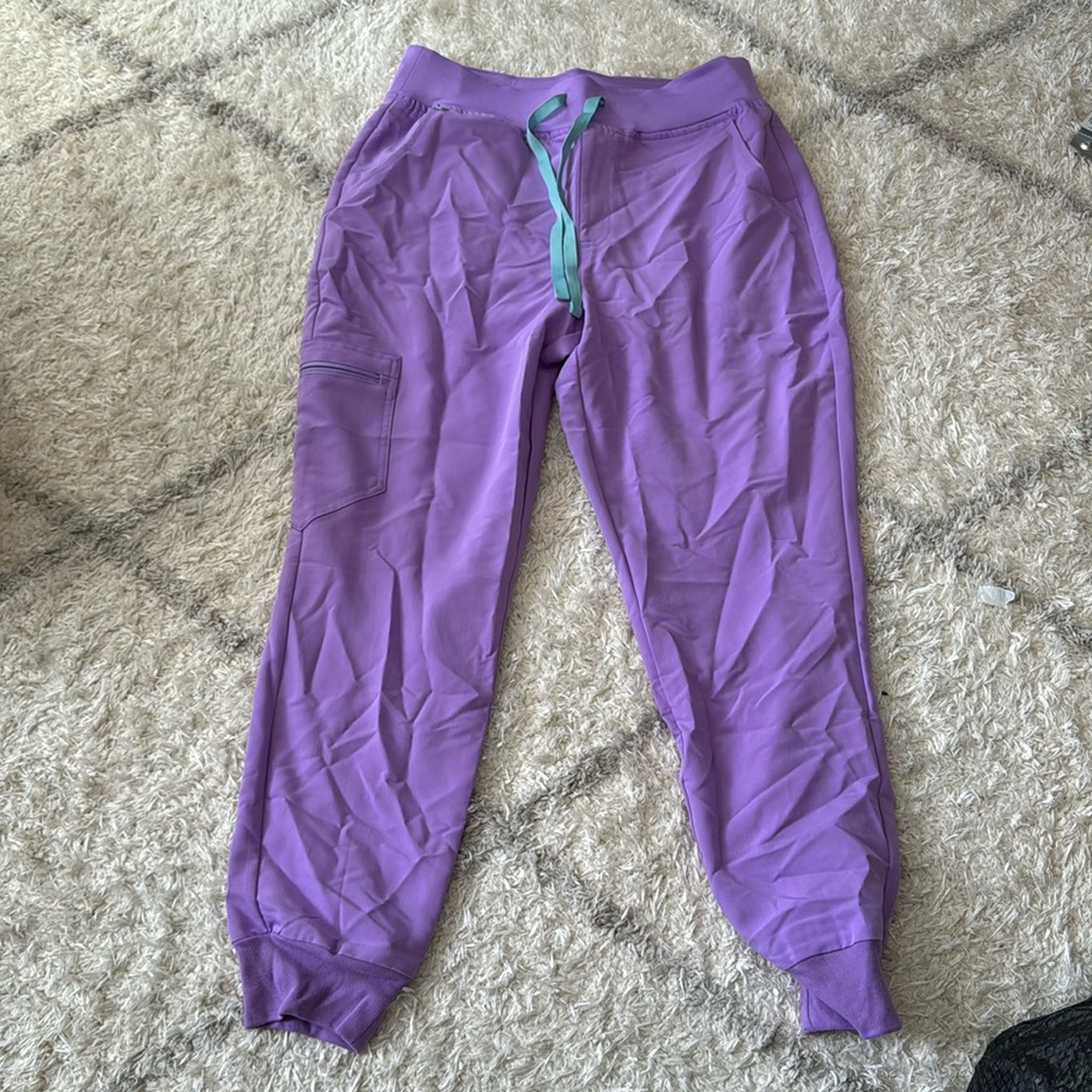Figs purple joggers